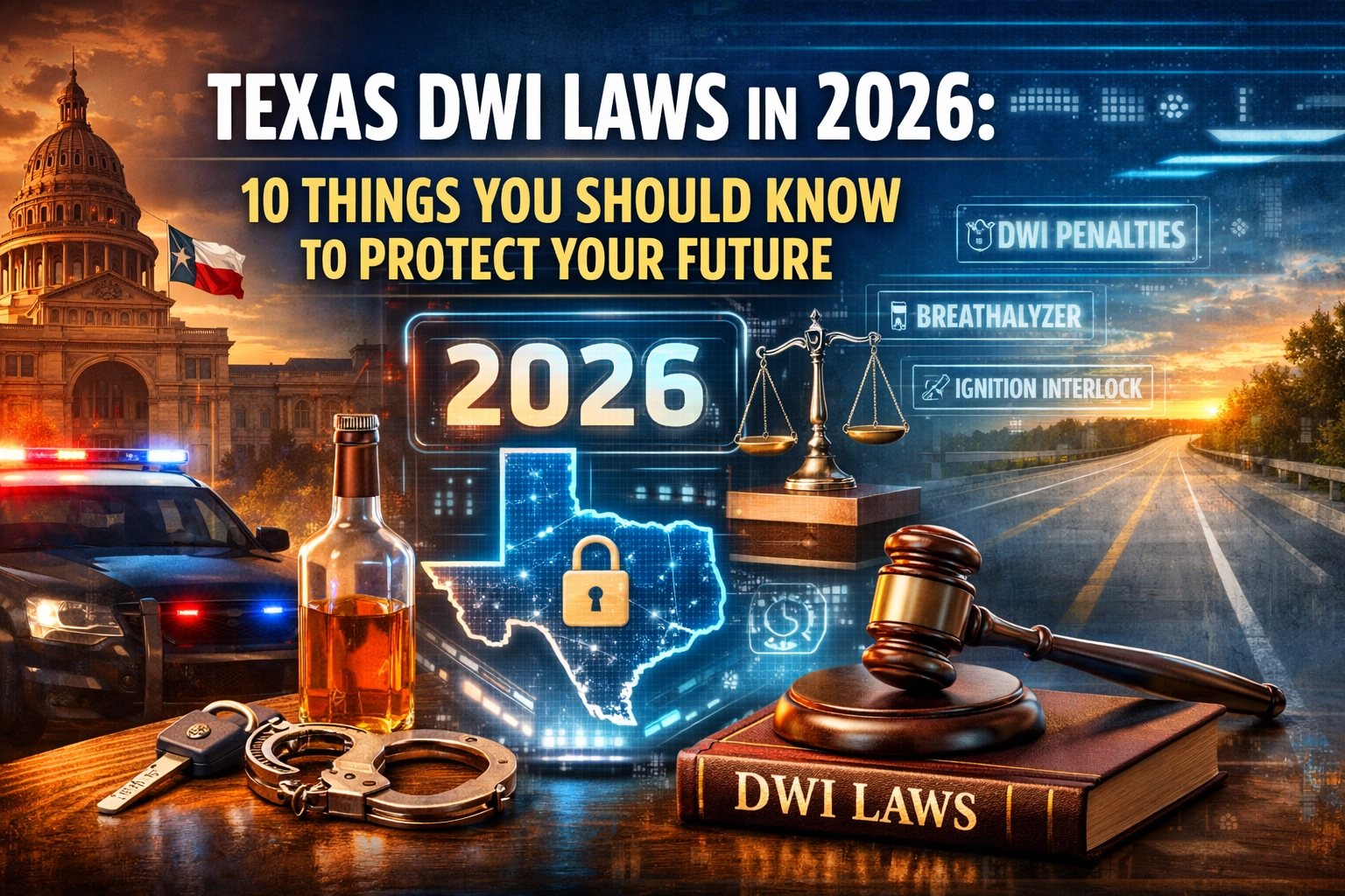 [HERO] Texas DWI Laws in 2026: 10 Things You Should Know to Protect Your Future