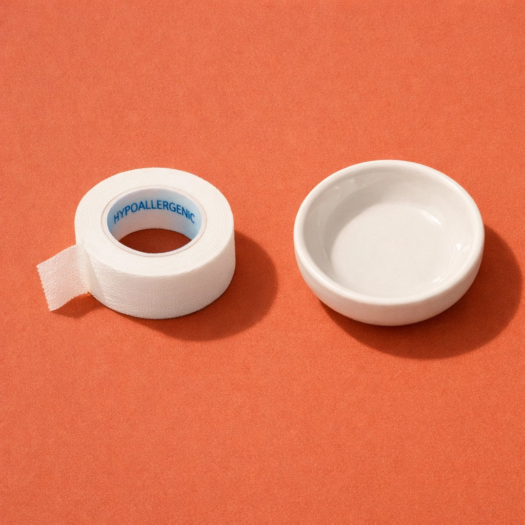 Hypoallergenic micropore tape used for mouth taping to encourage nasal breathing during sleep.