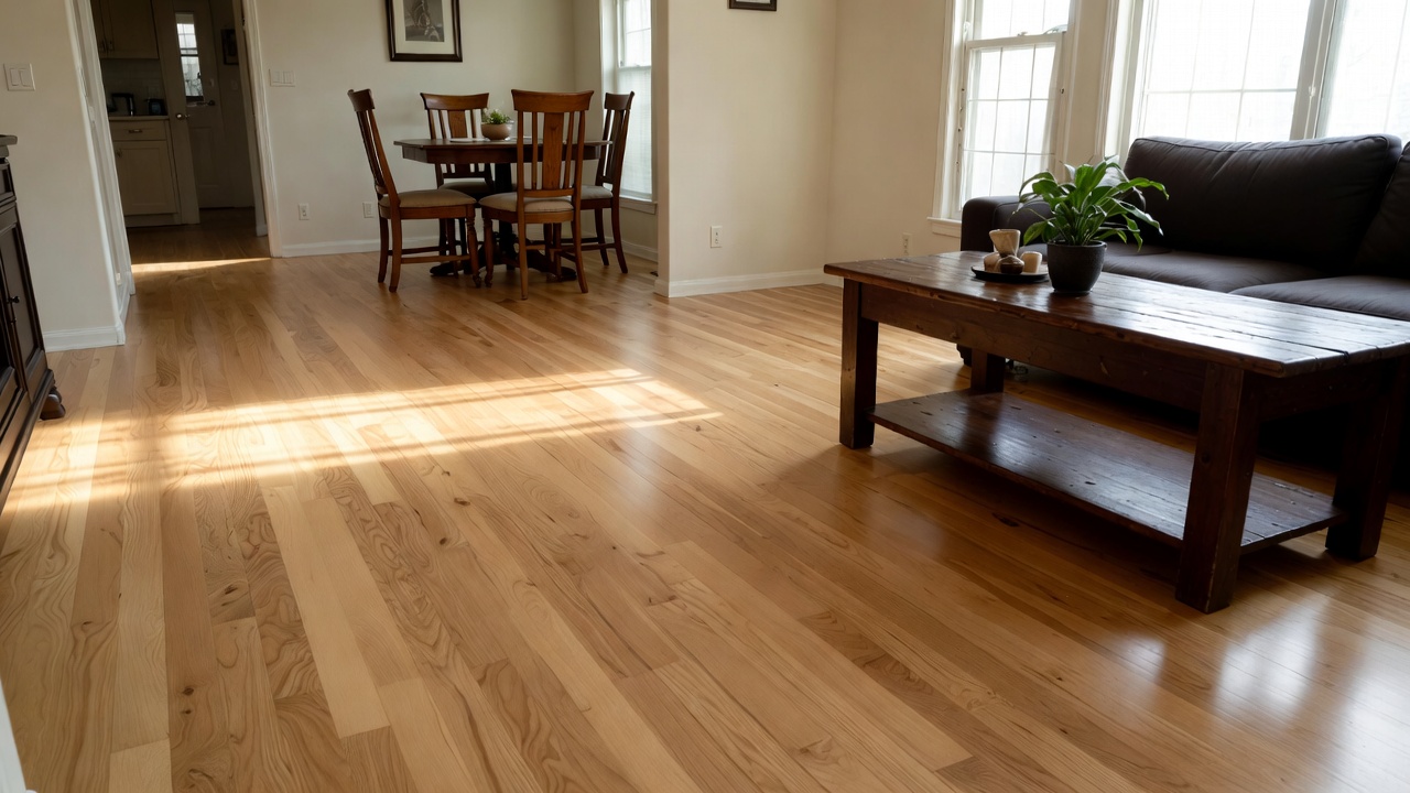 Natural Light Hardwood Floor Installation