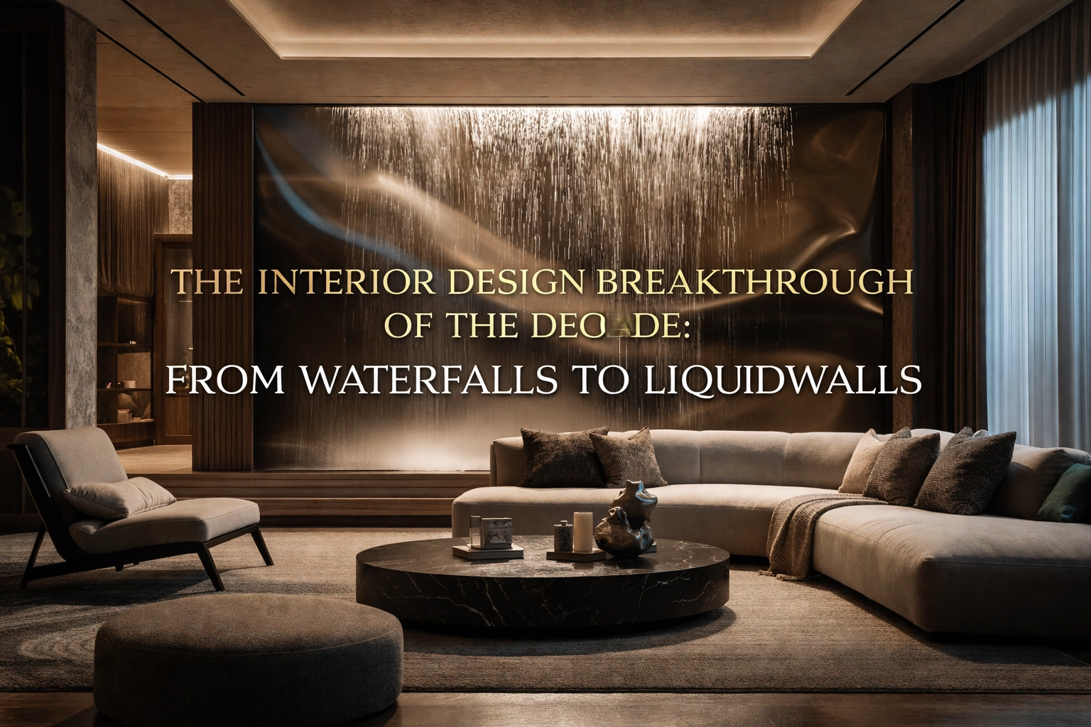 [HERO] The Interior Design Breakthrough of the Decade: From Waterfalls to Liquidwalls