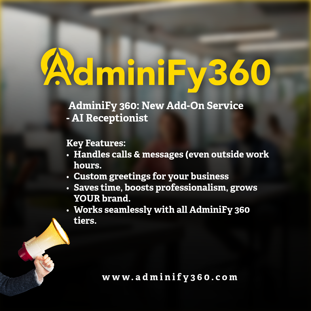 AdminiFy 360 AI Receptionist Add-on