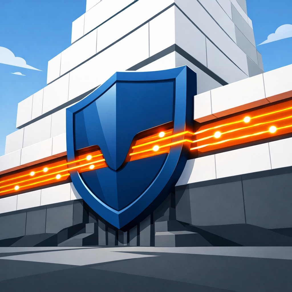 Secure foundation for a custom web application featuring integrated data protection and security by design.