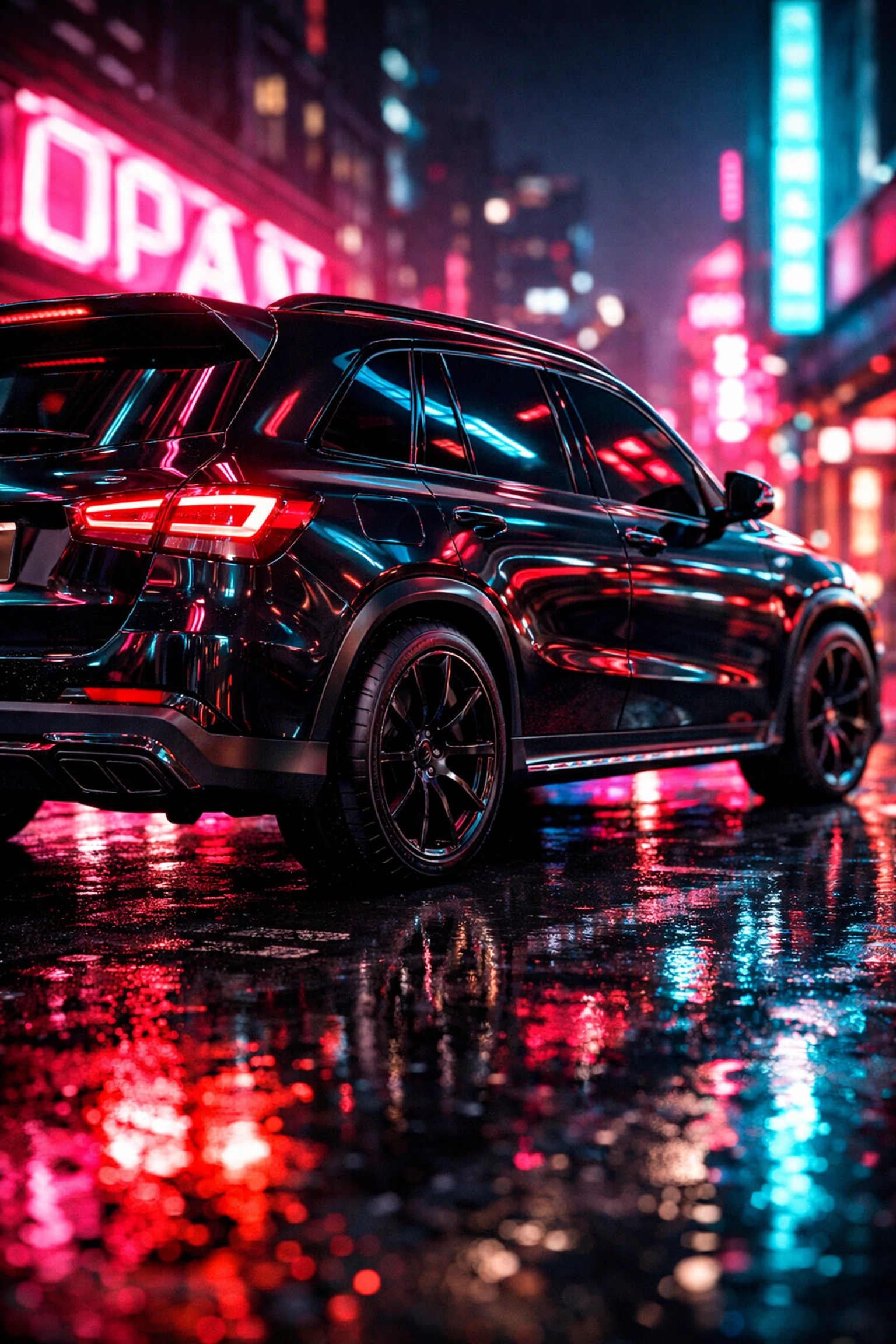 Professional window tinting on luxury SUV in Chattanooga Tennessee