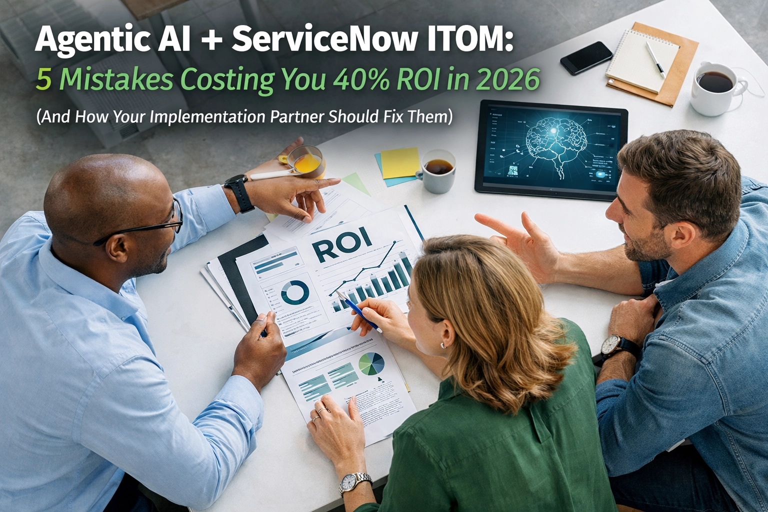 [HERO] Agentic AI + ServiceNow ITOM: 5 Mistakes Costing You 40% ROI in 2026 (And How Your Implementation Partner Should Fix Them)