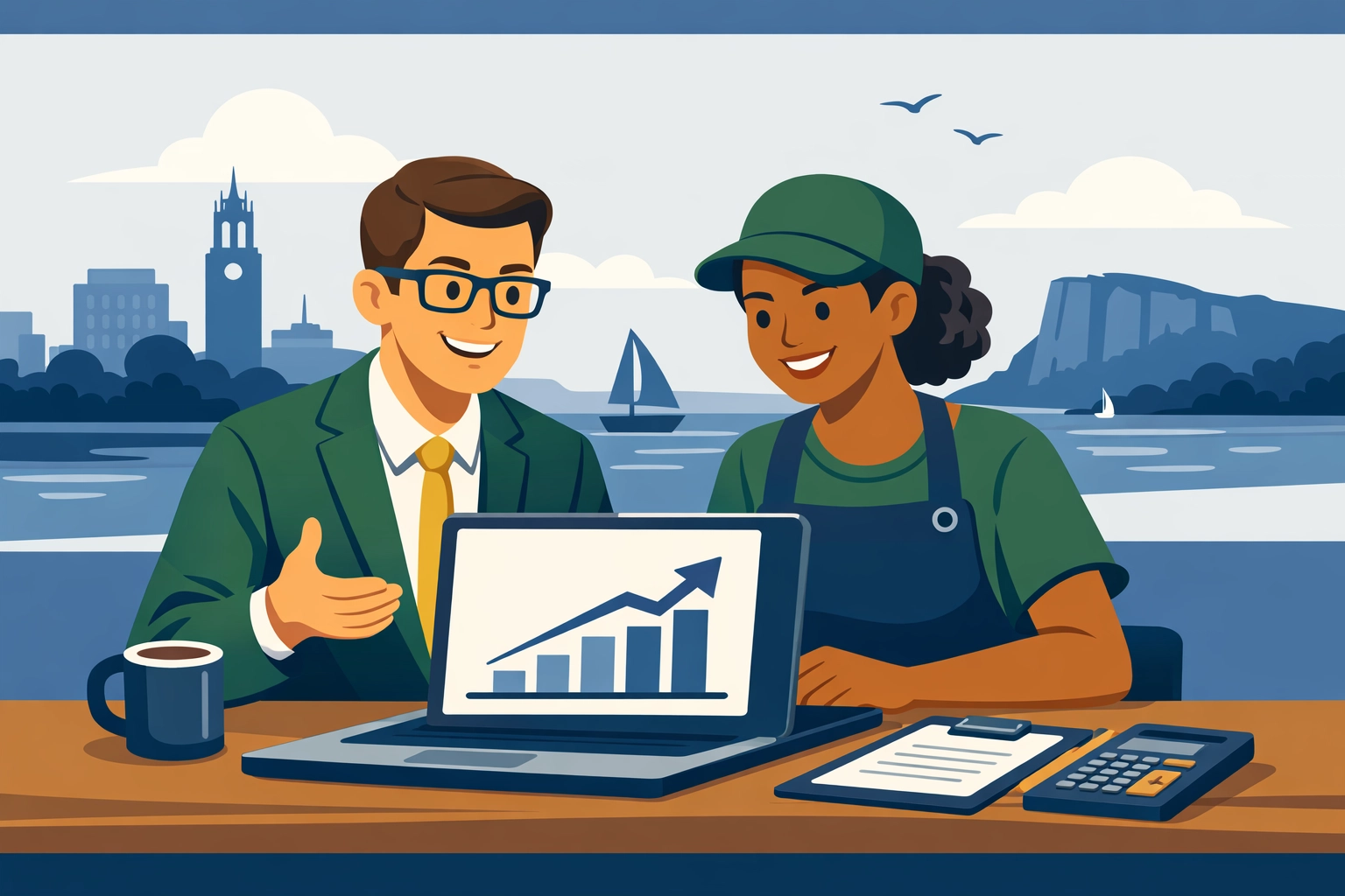 New Haven tax professional at Jose's Tax Service helping a client with 1099-K forms and tax refund strategy.