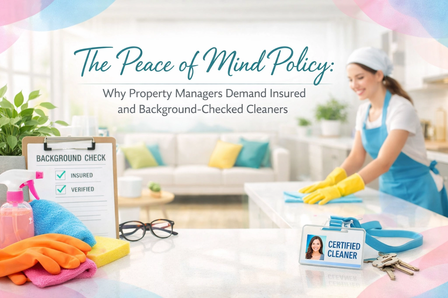 [HERO] The Peace of Mind Policy: Why Property Managers Demand Insured and Background-Checked Cleaners