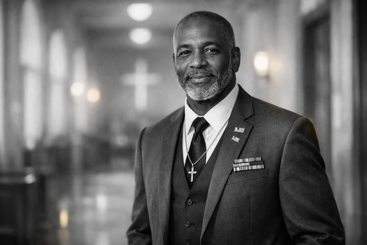 An African American Urban Christian Veteran finding peace and spiritual restoration through faith.