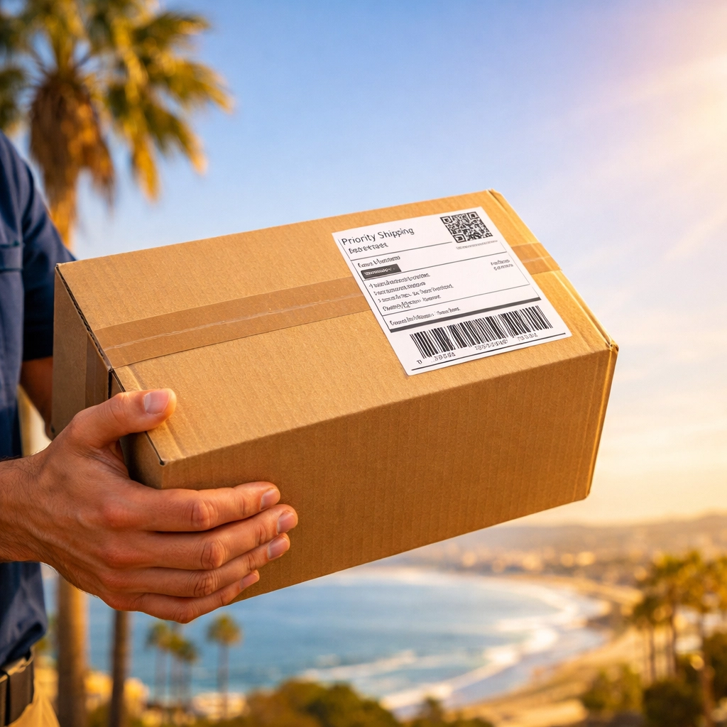 Fast shipping delivery of natural body wash to California with express options