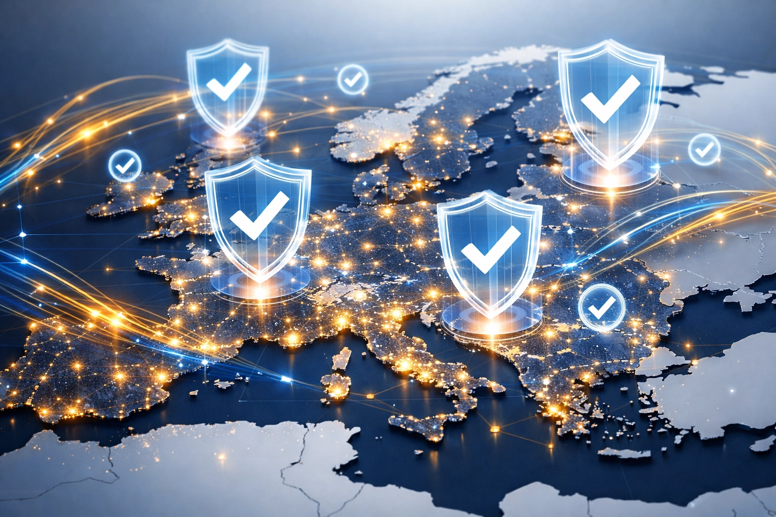 European compliance network showing DORA and GDPR regulatory frameworks for ServiceNow