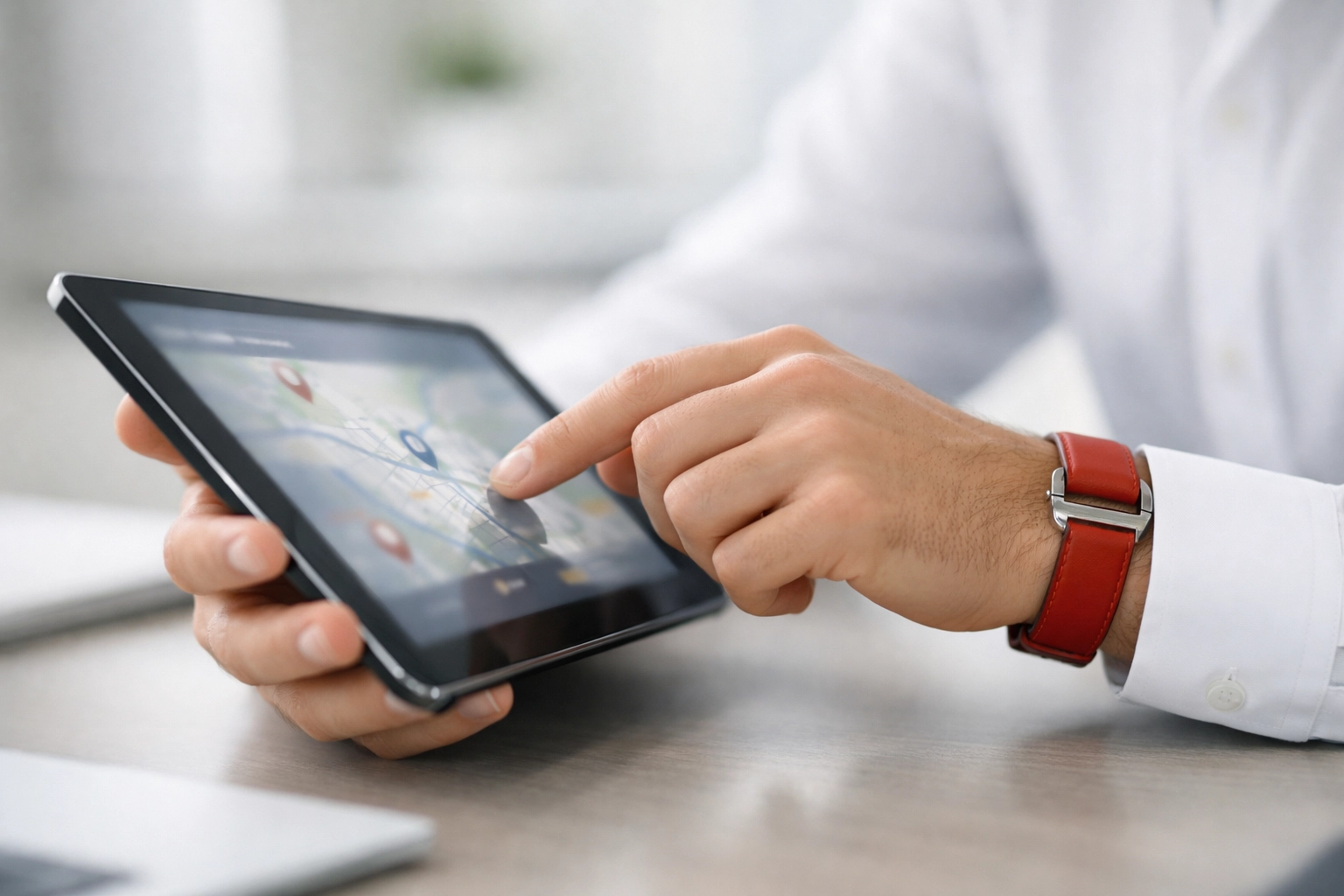 Professional logistics team planning distribution and delivery routes for Hertford and London.