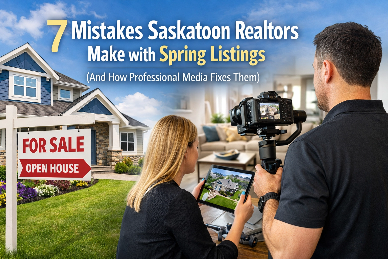 [HERO] 7 Mistakes Saskatoon Realtors Make with Spring Listings (And How Professional Media Fixes Them)