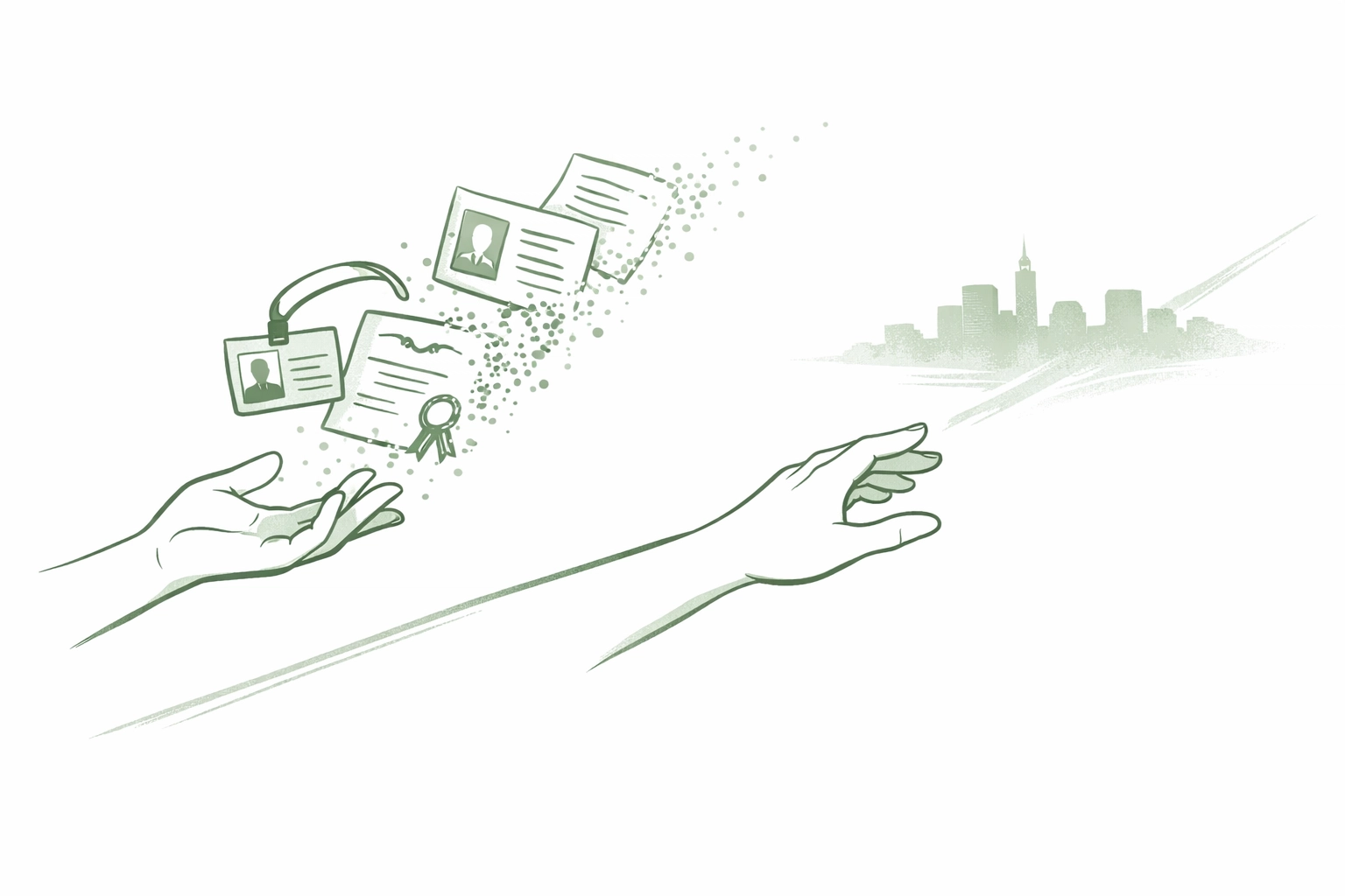 Gay refugee losing career credentials while reaching toward new life in Prague