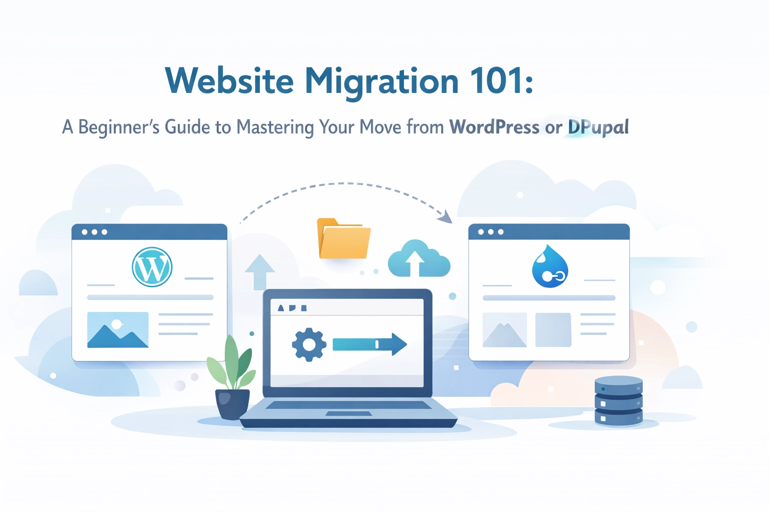 [HERO] Website Migration 101: A Beginner's Guide to Mastering Your Move from WordPress or Drupal