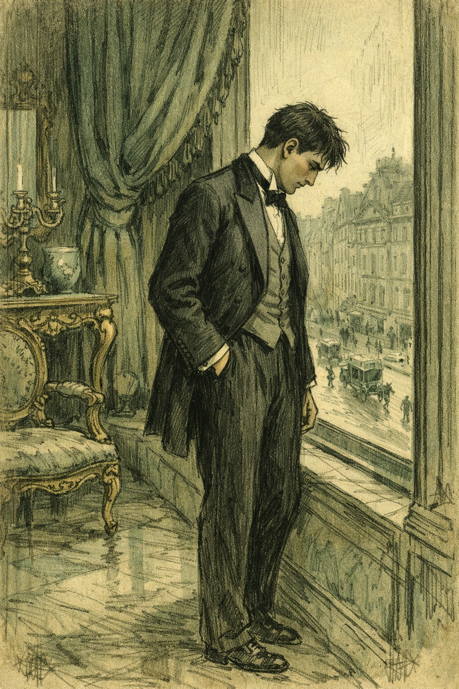 Immigrant man in golden cage: isolated in Fifth Avenue mansion despite wealth and luxury