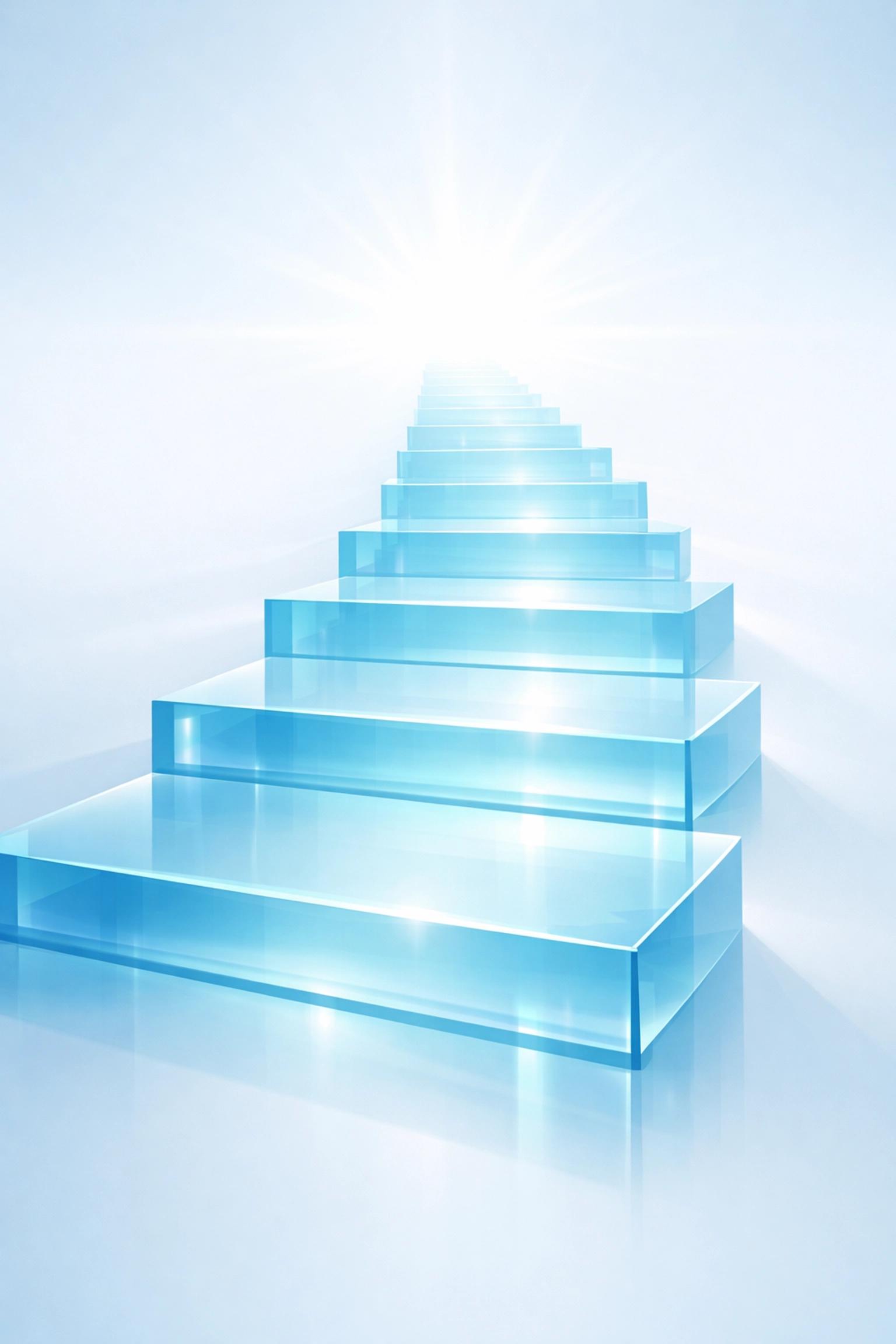 A visionary digital roadmap showing the ascending path of business scaling and automation growth.