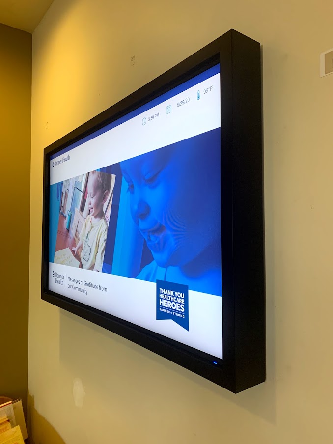 Banner Health Donor Recognition Digital Display
