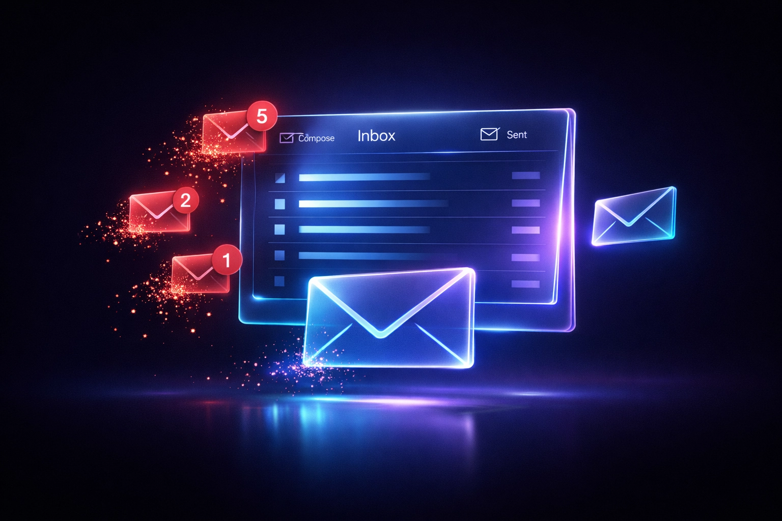 Email automation interface showing automated message sequences to save business time