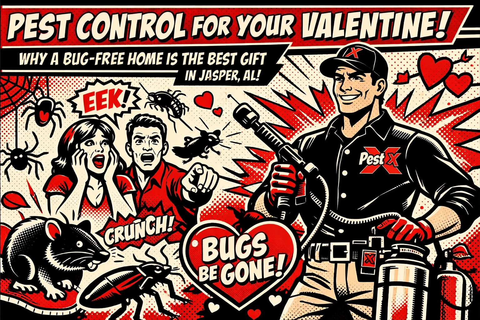 [HERO] Pest Control for Your Valentine: Why a Bug-Free Home is the Best Gift in Jasper, AL