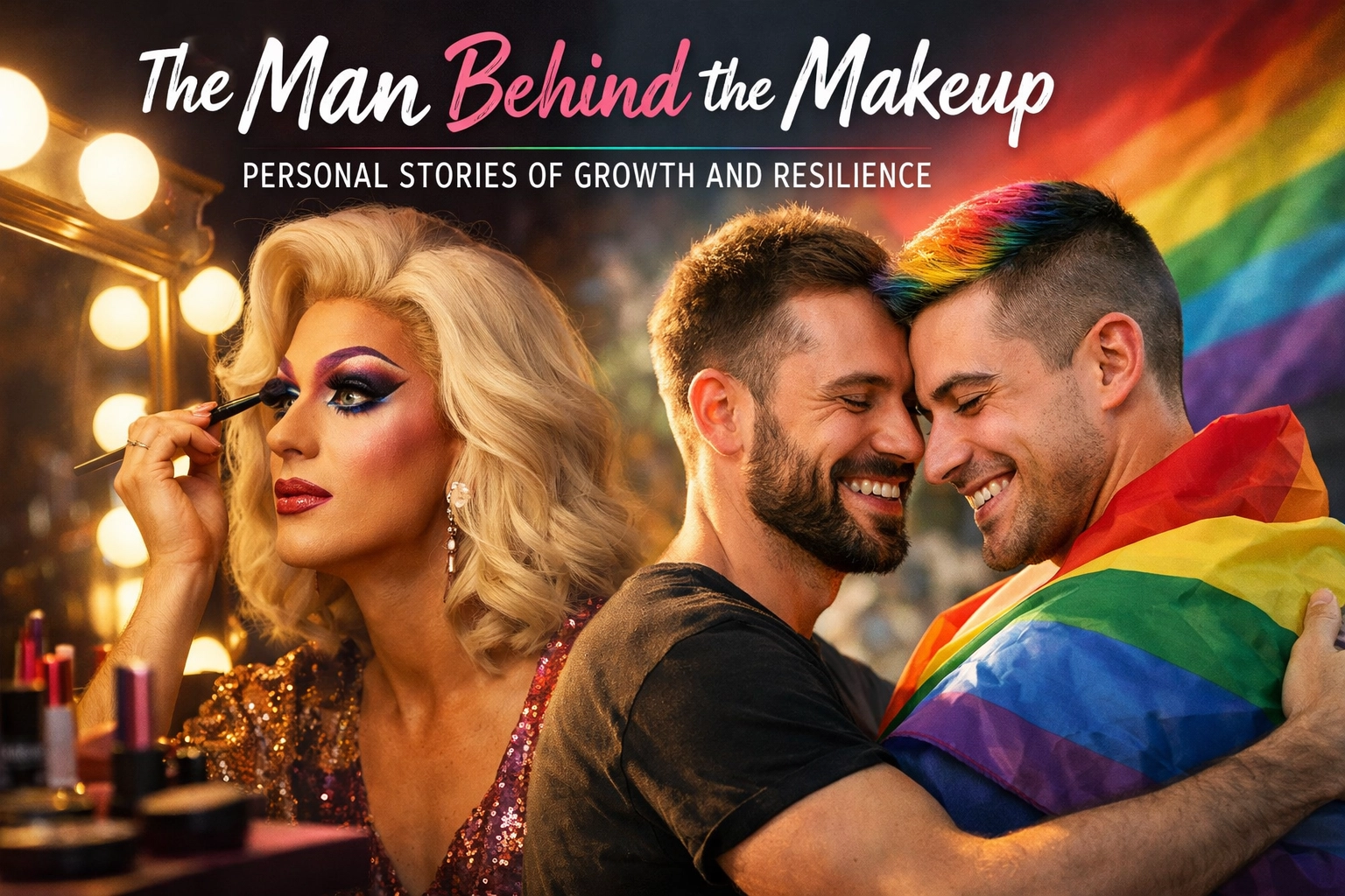 The Man Behind the Makeup Personal Stories of Growth and Resilience