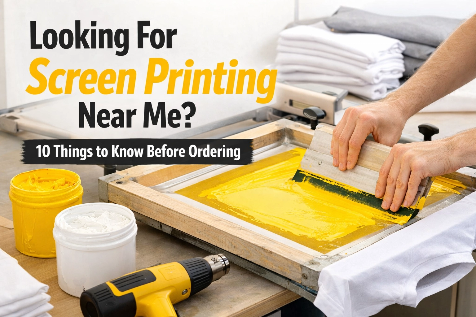 [HERO] Looking For Screen Printing Near Me? 10 Things to Know Before Ordering