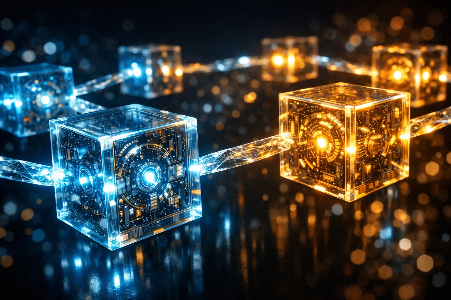 Secure LareBlocks Layer 1 network nodes illustrating transparent crypto transaction tracking for global social impact.