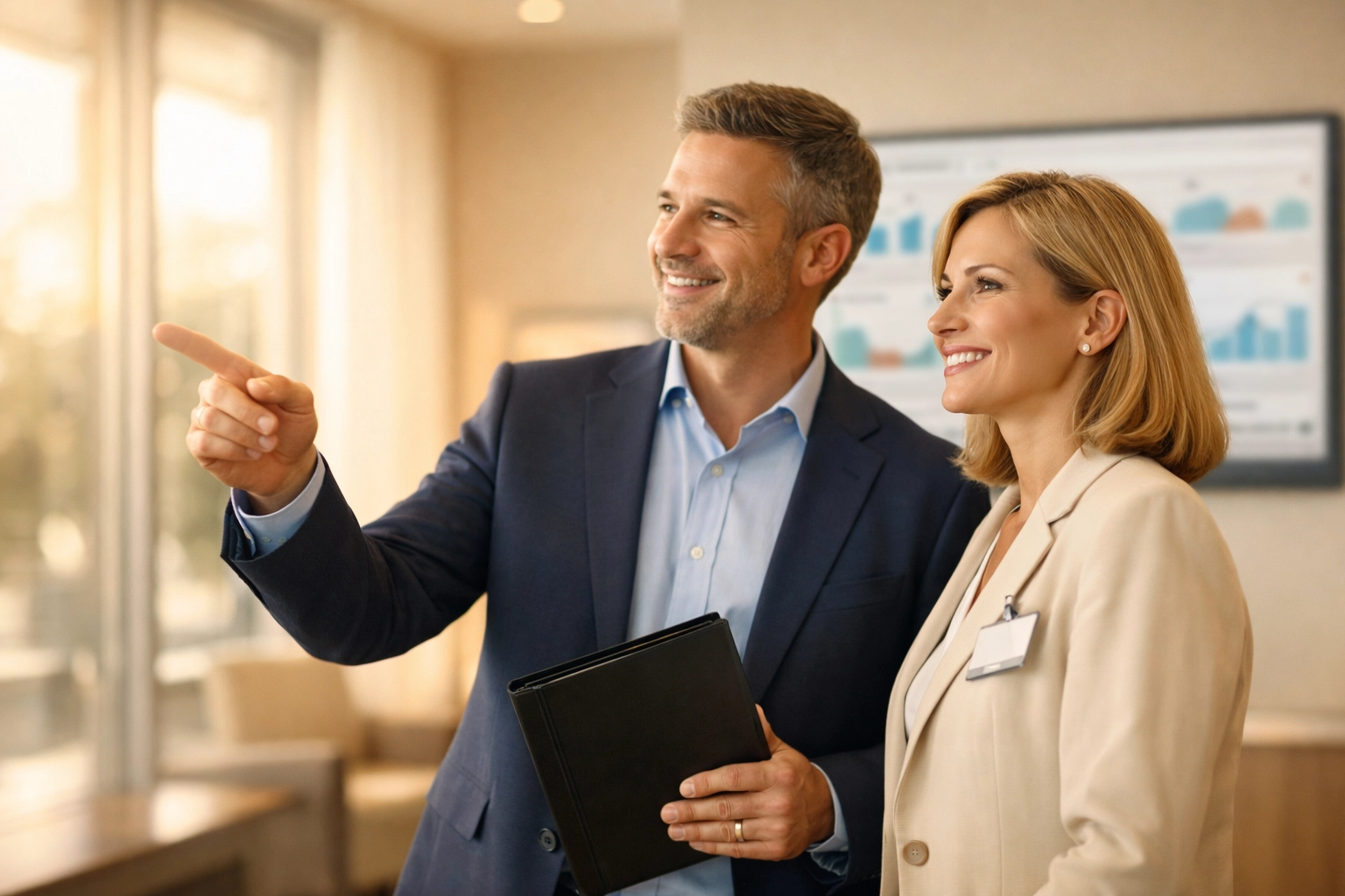 Healthcare consultants discussing multi-state behavioral health licensing and compliance strategies.