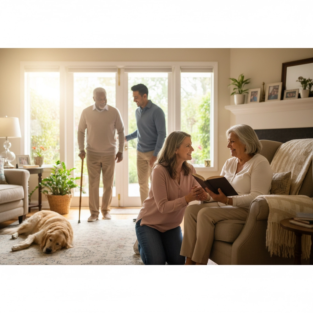 At-Home Caregiving: The Key to Thriving with Age in Place Home Care