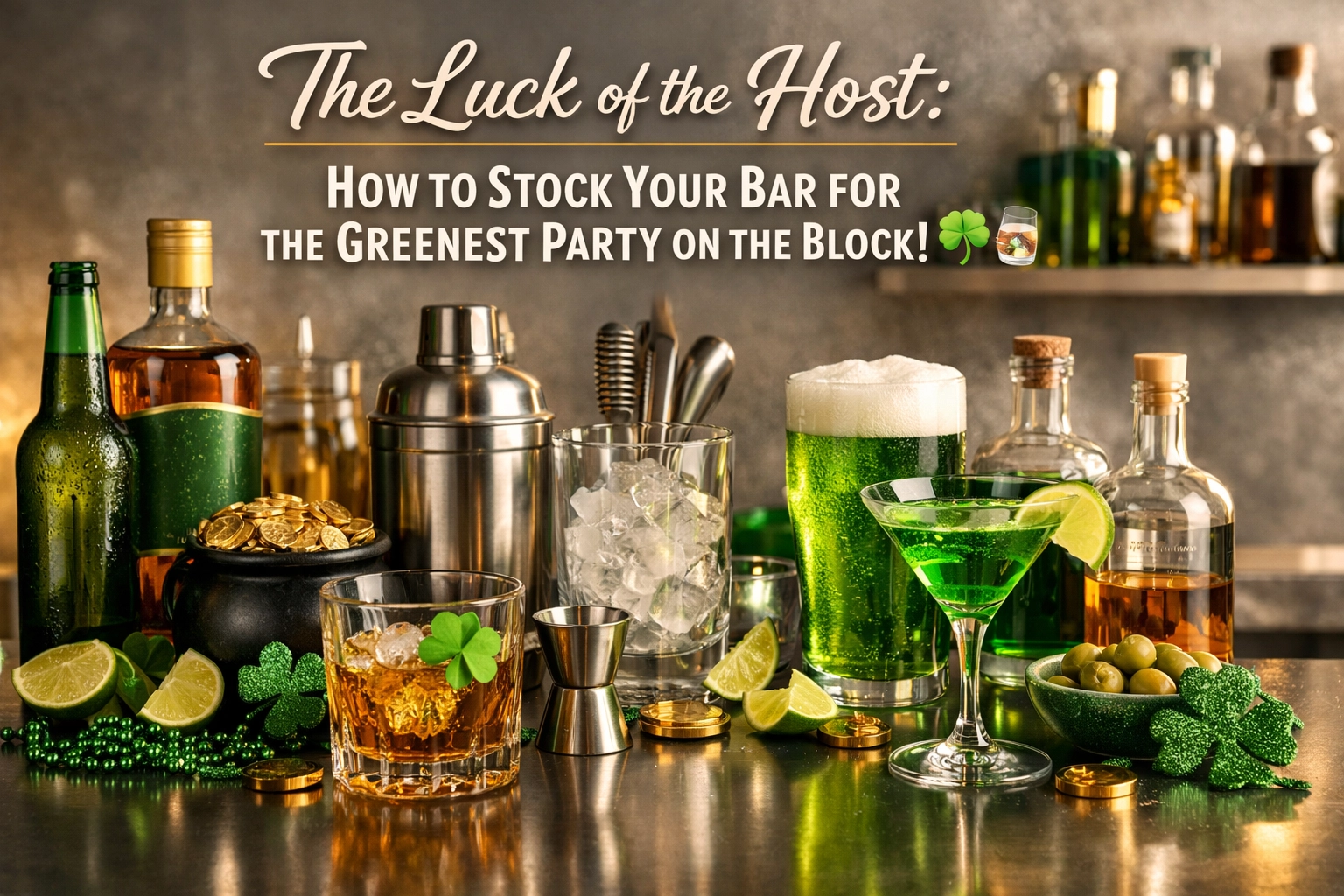[HERO] The Luck of the Host: How to Stock Your Bar for the Greenest Party on the Block! 🍀🥃