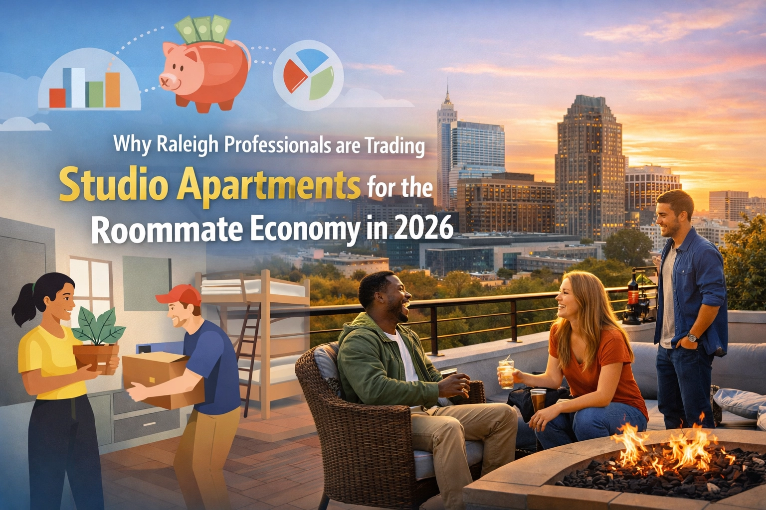 [HERO] Why Raleigh Professionals are Trading Studio Apartments for the Roommate Economy in 2026
