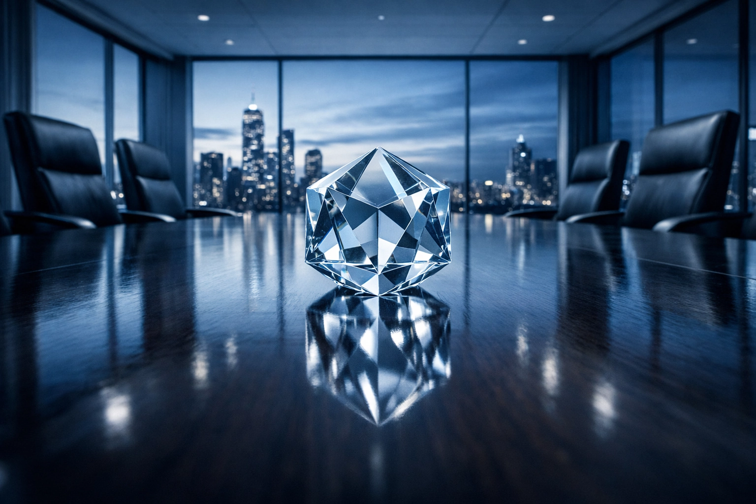 Professional boardroom table representing strategic sales negotiation and business value creation.