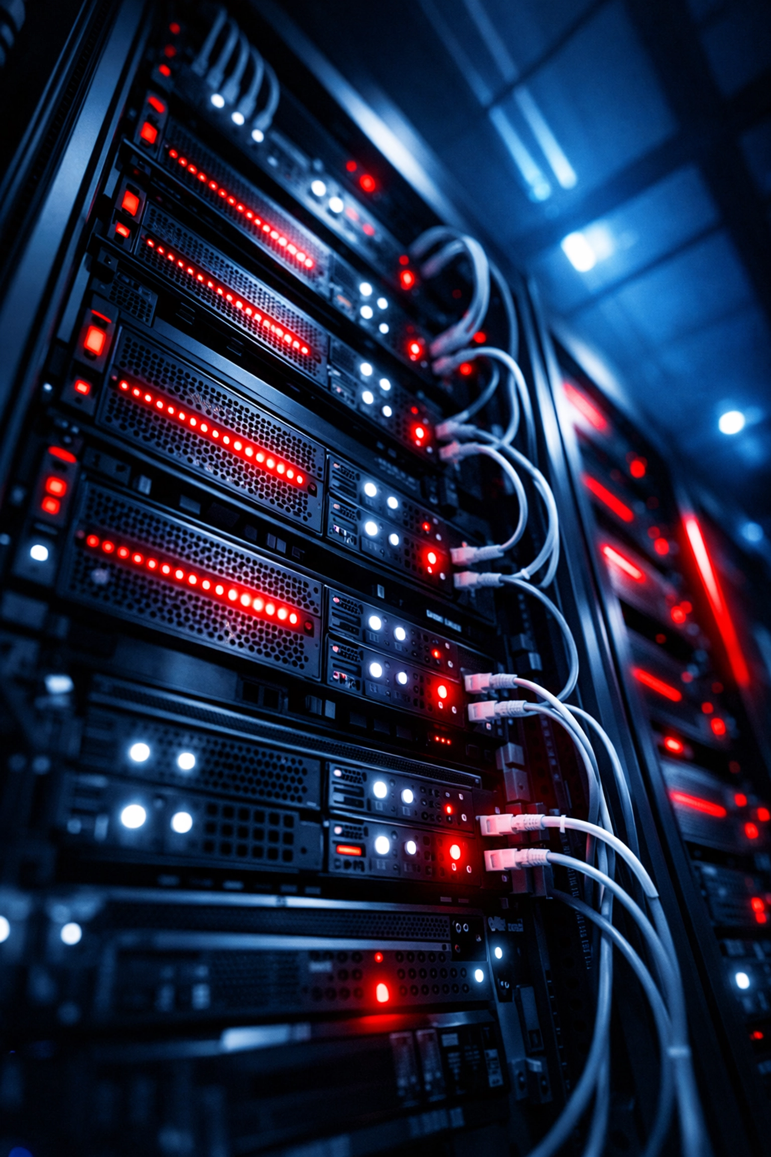 Fast website hosting server infrastructure for improved performance