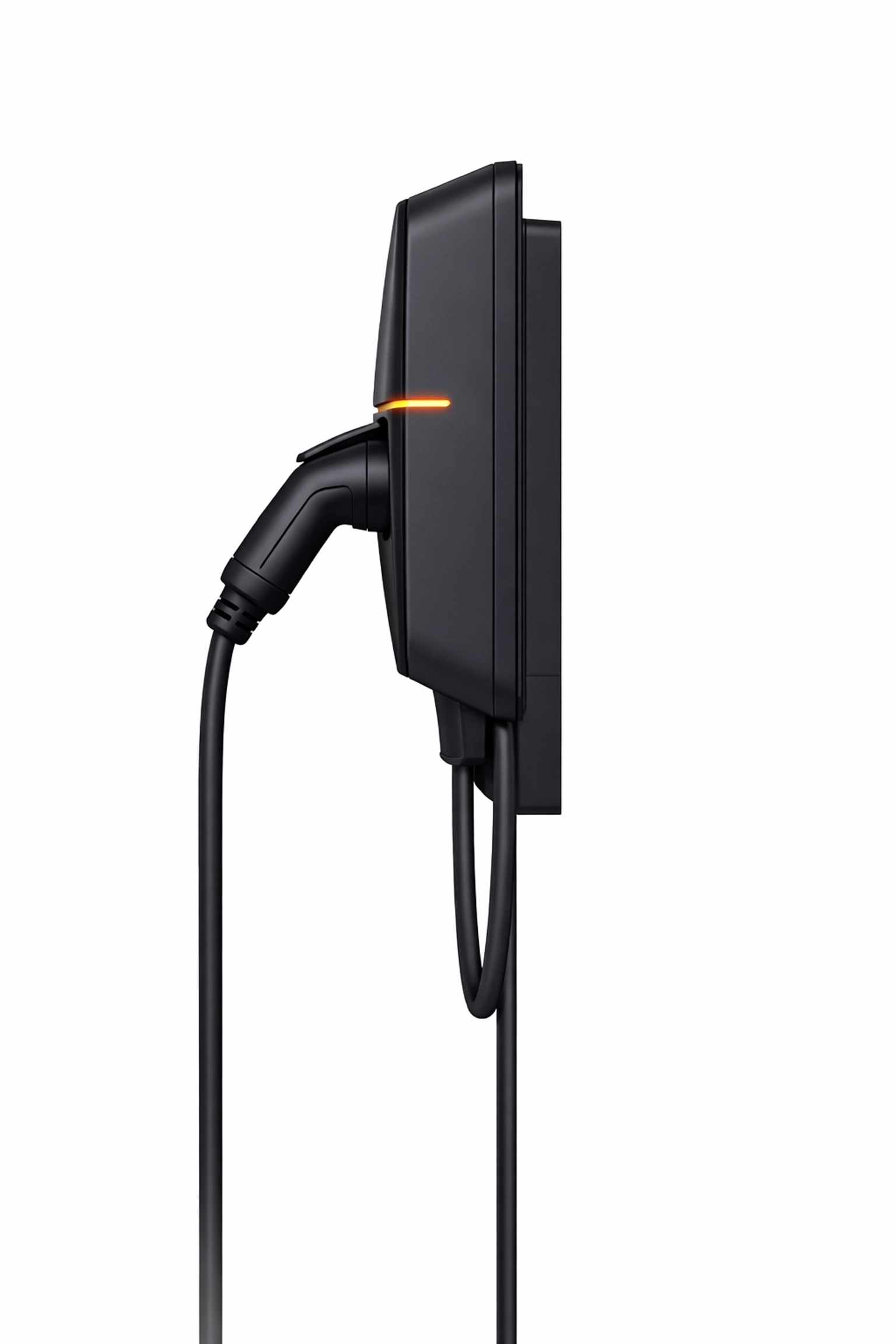 Illustration einer modernen Wallbox für intelligentes Laden von E-Autos im Smart Home Wien.