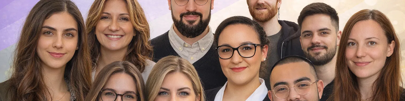 A group photo of The Eating Disorders Clinic’s multidisciplinary team, showing diverse and approachable clinicians.