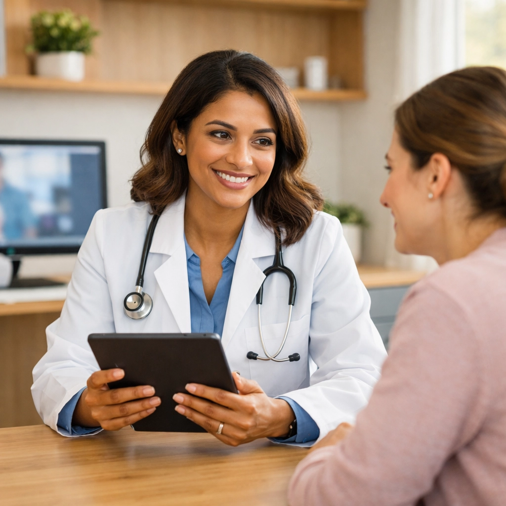 Arizona medical provider consulting with patient about tirzepatide weight loss treatment