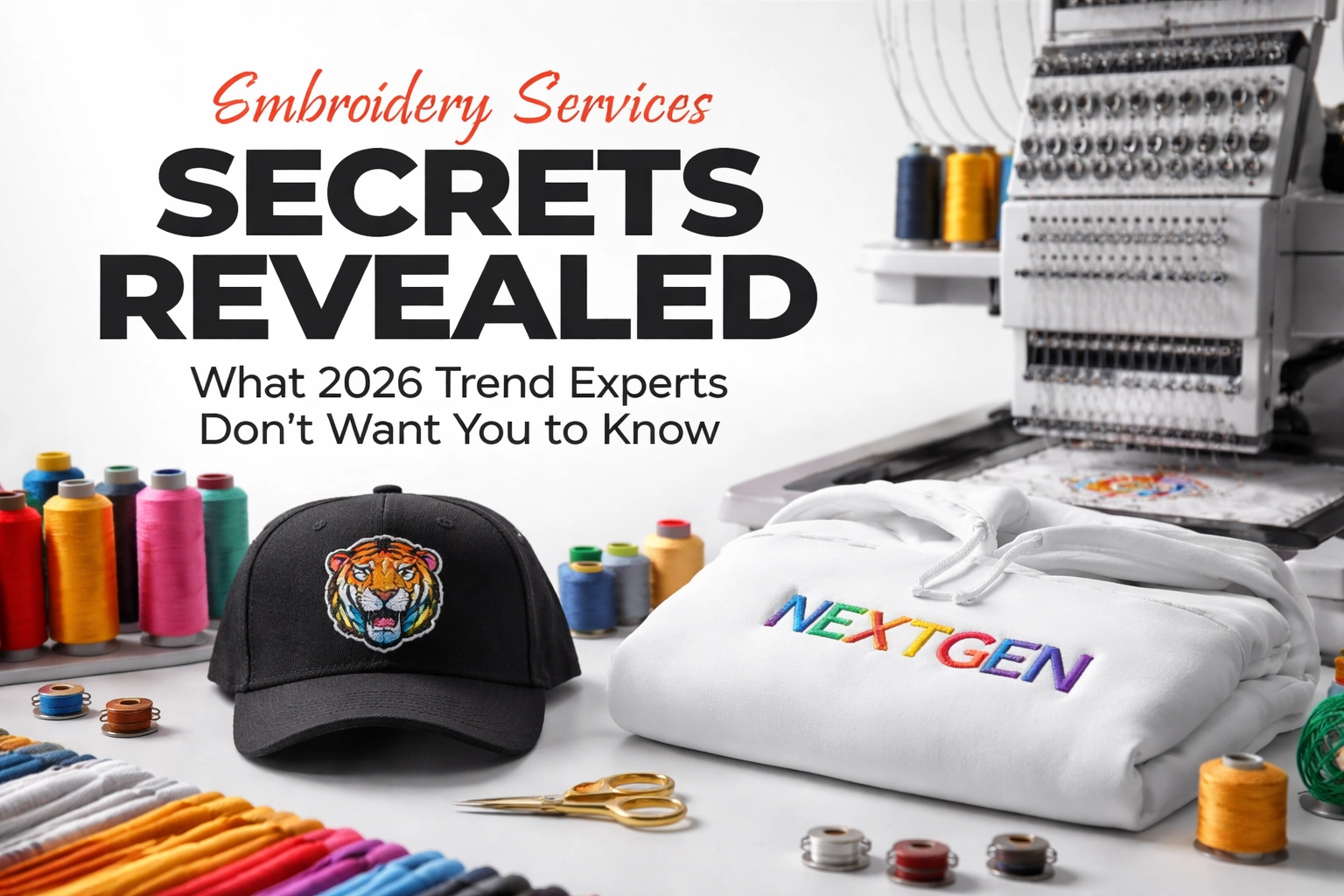 [HERO] Embroidery Services Secrets Revealed: What 2026 Trend Experts Don
