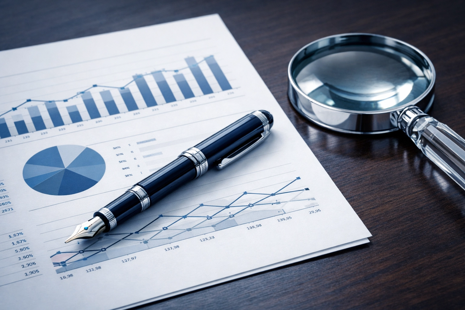 Professional business valuation report with charts for accurate financial analysis of an Alabama company.