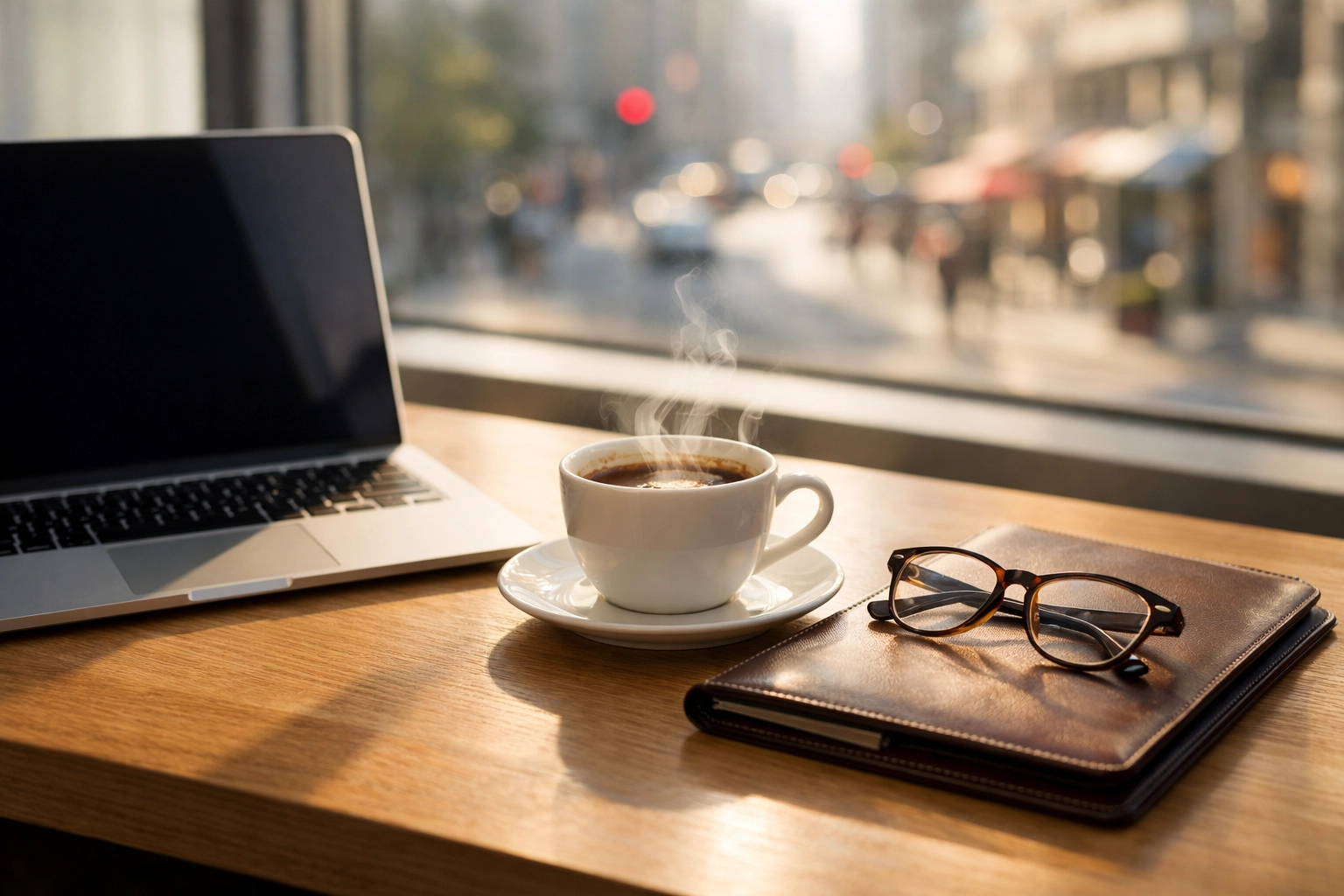 A professional office desk with documents showing transparent mortgage broker fees and expert advice.