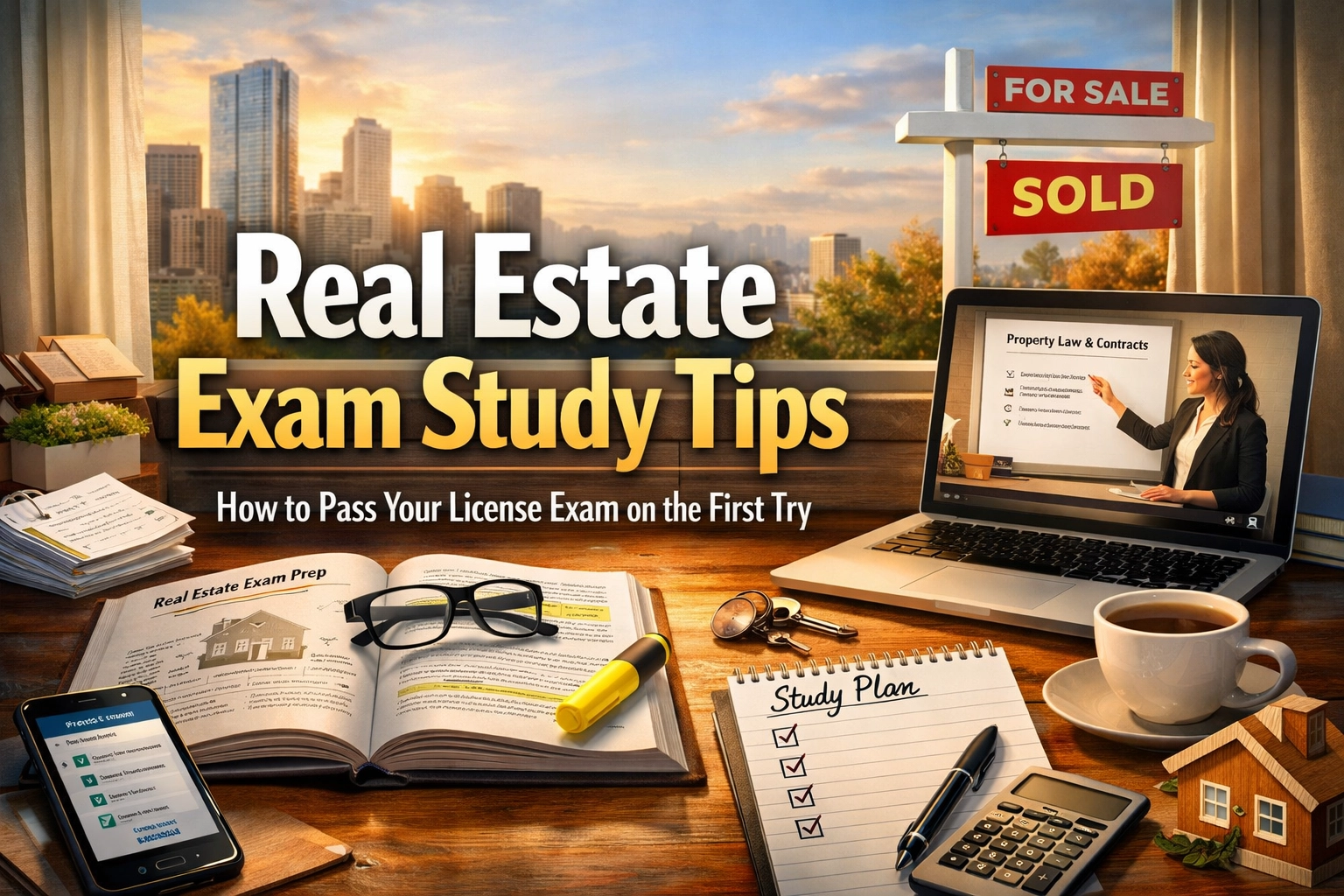 [HERO] Real Estate Exam Study Tips: How to Pass Your License Exam on the First Try