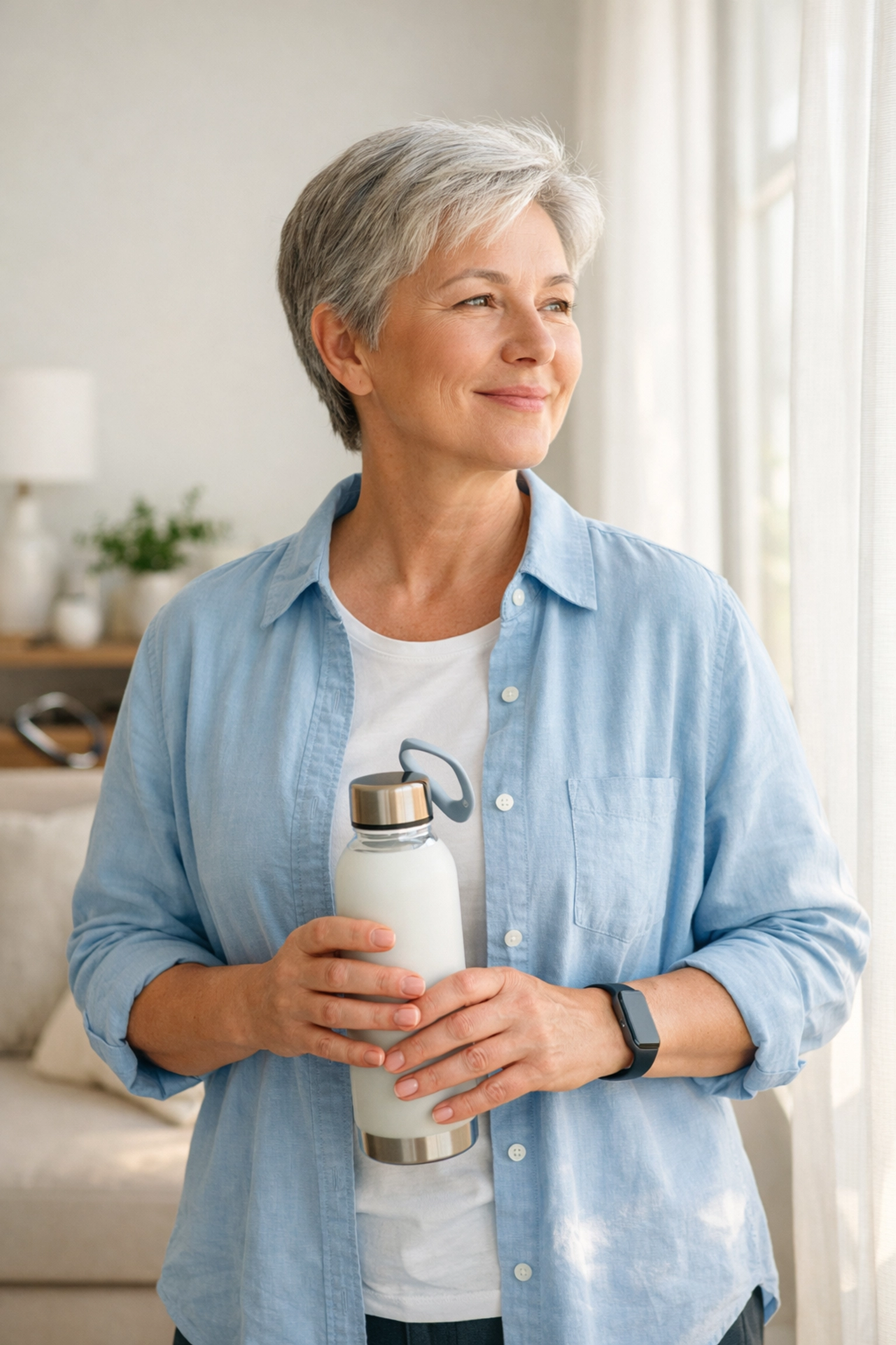 Patient enjoying healthy results while on a supervised medical weight loss program.