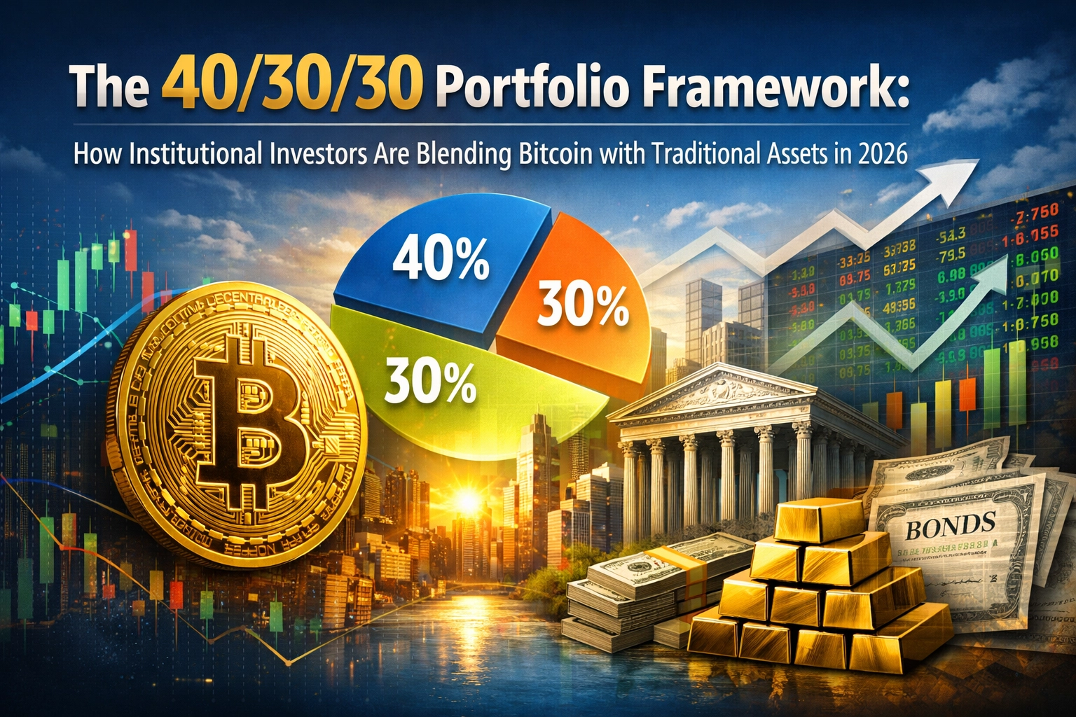 [HERO] The 40/30/30 Portfolio Framework: How Institutional Investors Are Blending Bitcoin with Traditional Assets in 2026