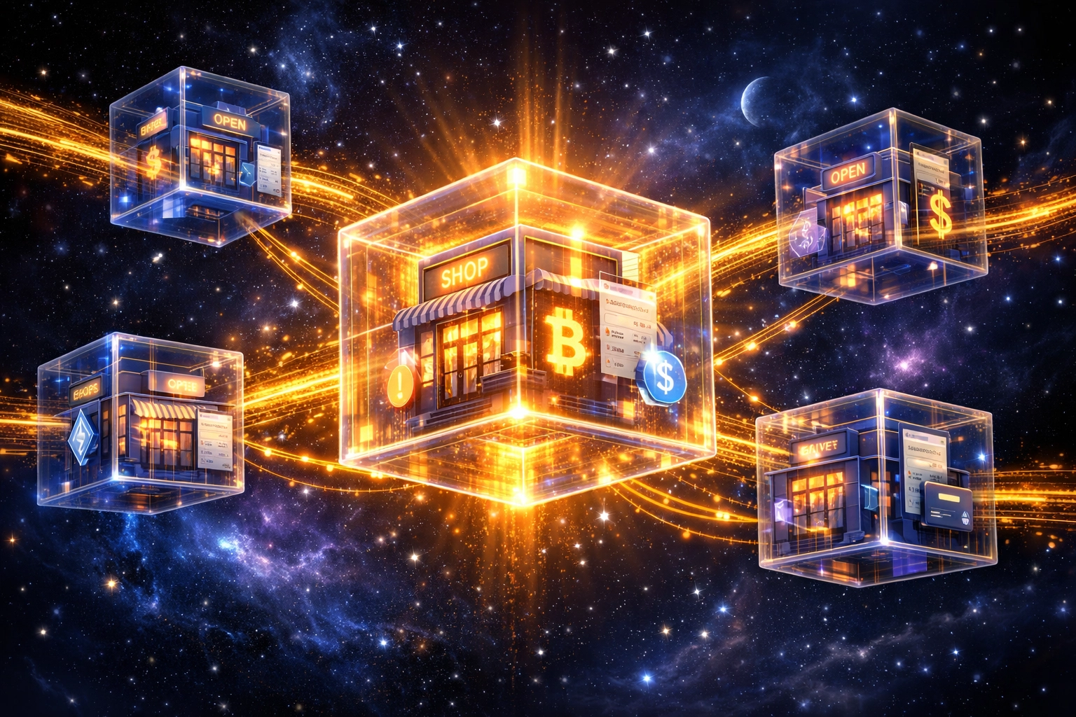 LareBlocks Layer 1 blockchain infrastructure connecting merchant transactions and data streams