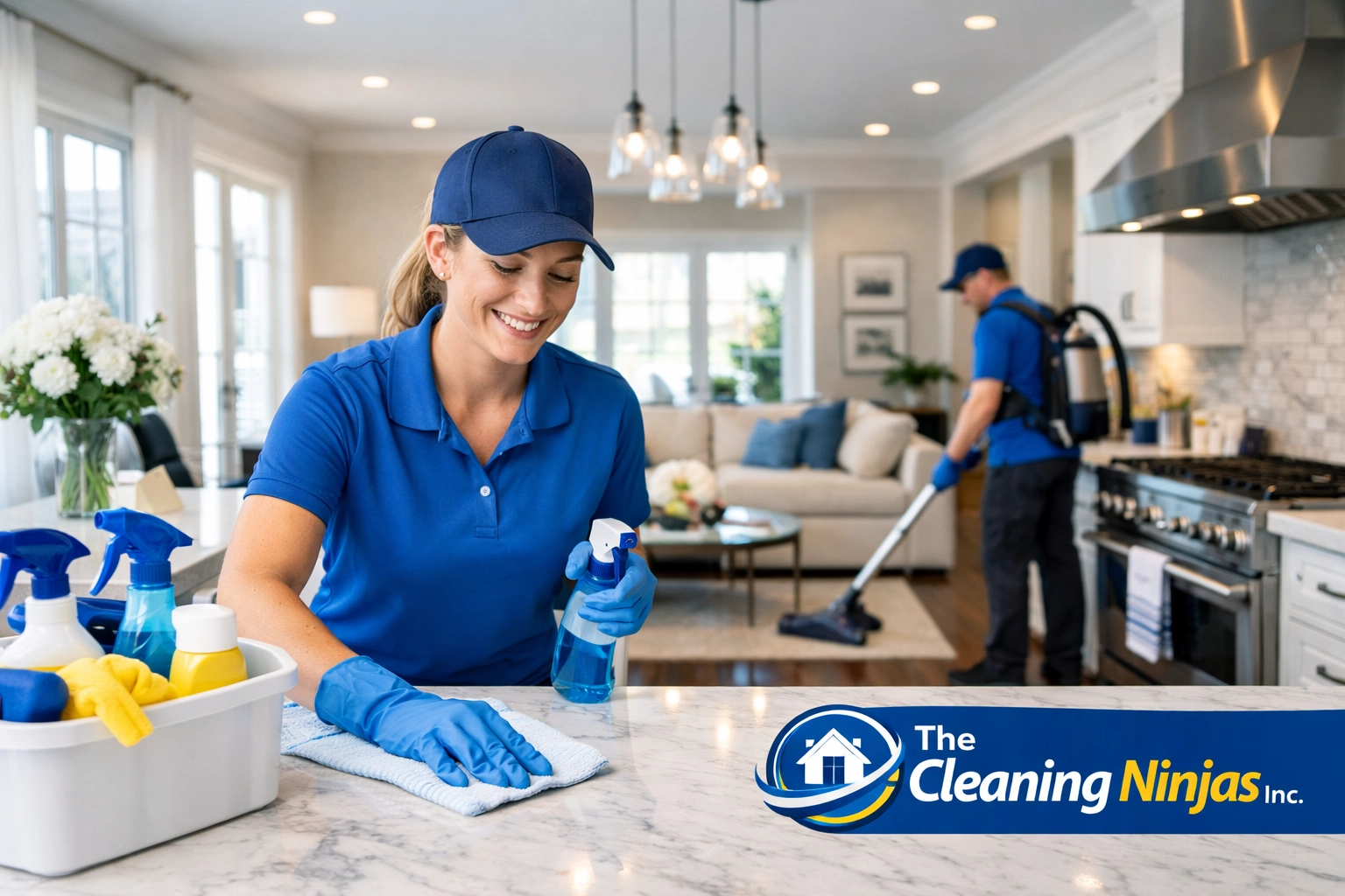 Professional residential cleaning in Westford involves high-attention to detail on all surfaces