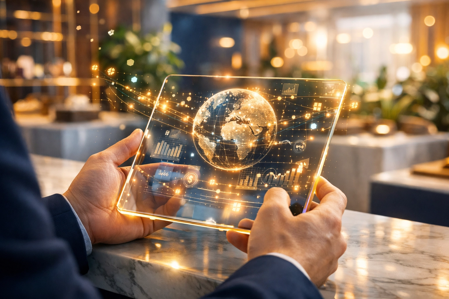 Retail merchant using a crypto POS system for small business to process fast, secure Web3 global payments.