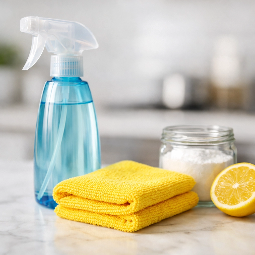 Eco-friendly supplies used by professional cleaners for recurring house cleaning in Southborough.