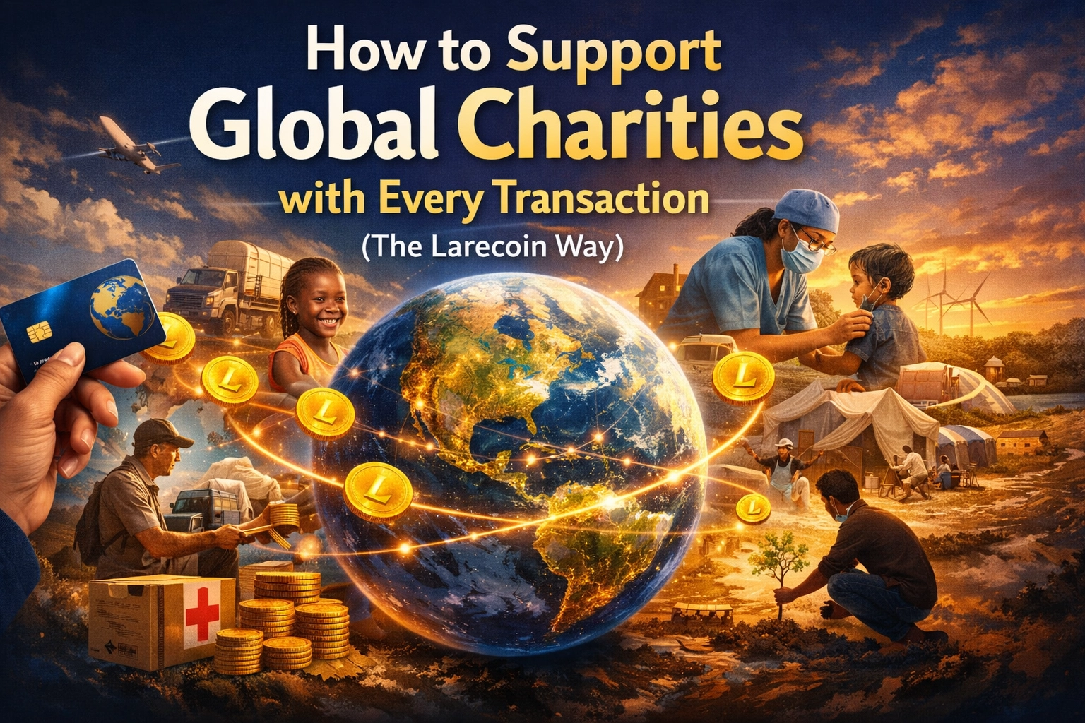 [HERO] How to Support Global Charities with Every Transaction (The Larecoin Way)