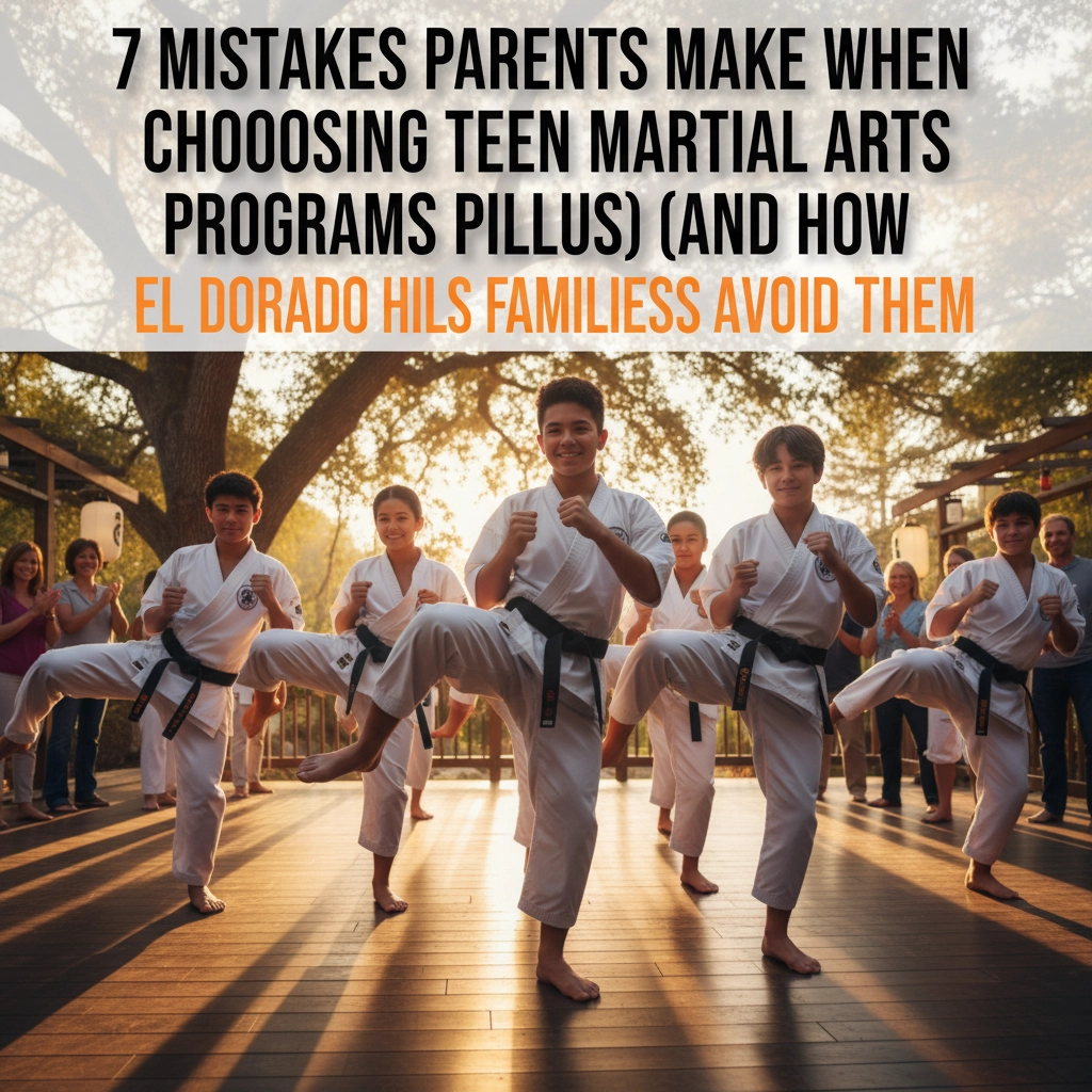 7 Mistakes Parents Make When Choosing Teen Martial Arts Programs (And How El Dorado Hills Families Avoid Them)