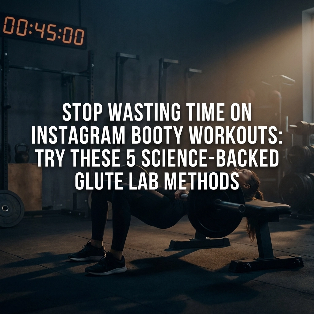 Stop Wasting Time on Instagram Booty Workouts: Try These 5 Science-Backed Glute Lab Methods