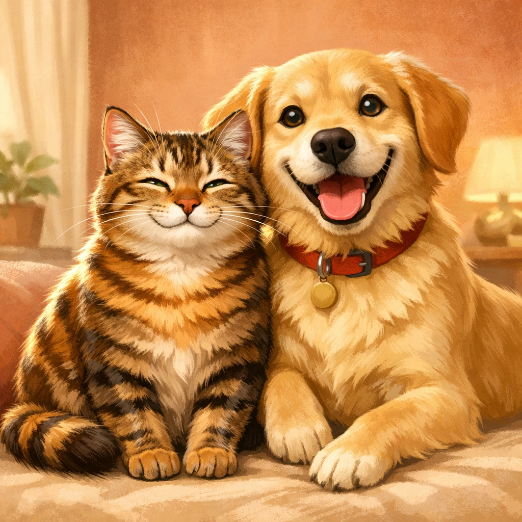 Healthy cat with shiny coat after switching to best raw food for cats