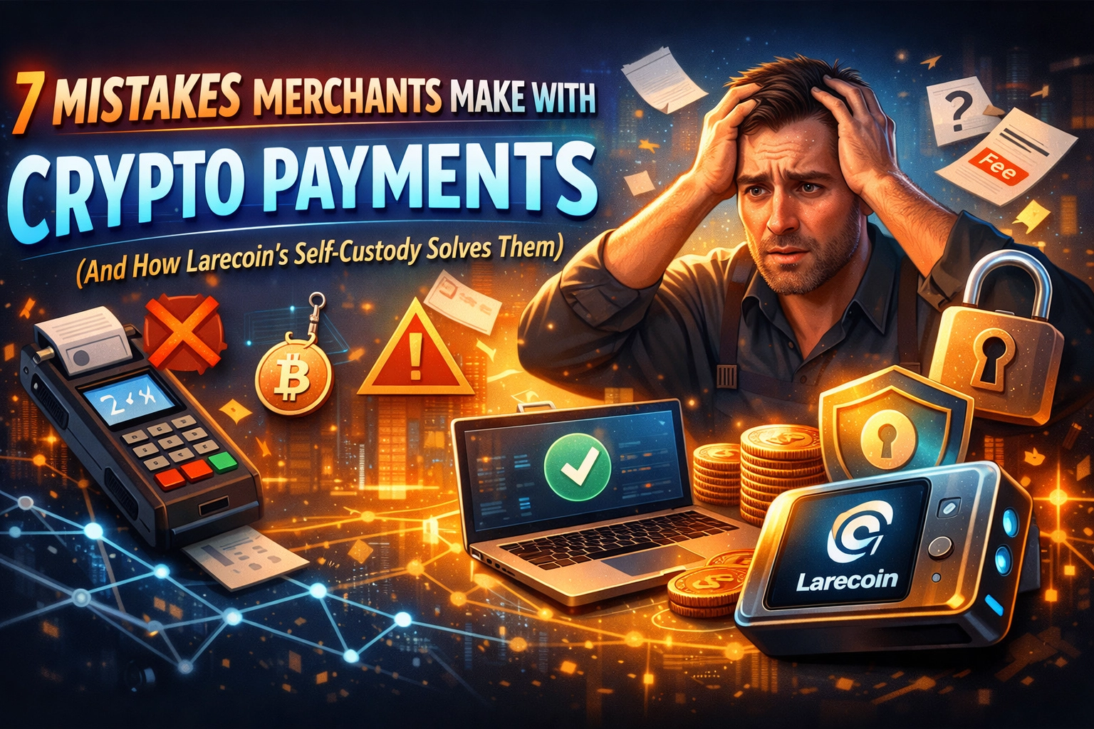 [HERO] 7 Mistakes Merchants Make with Crypto Payments (And How Larecoin