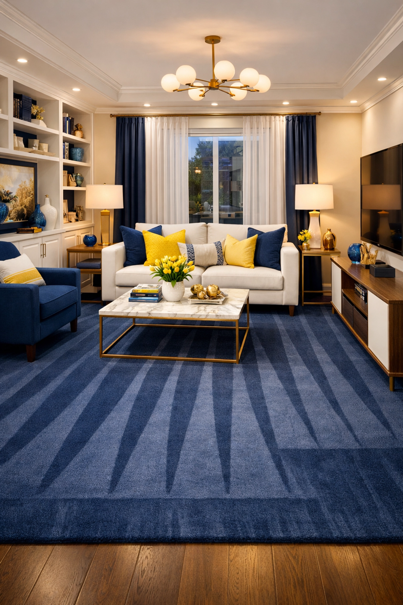 Professional apartment cleaning in Leominster MA featuring fresh vacuum lines and dust-free furniture.